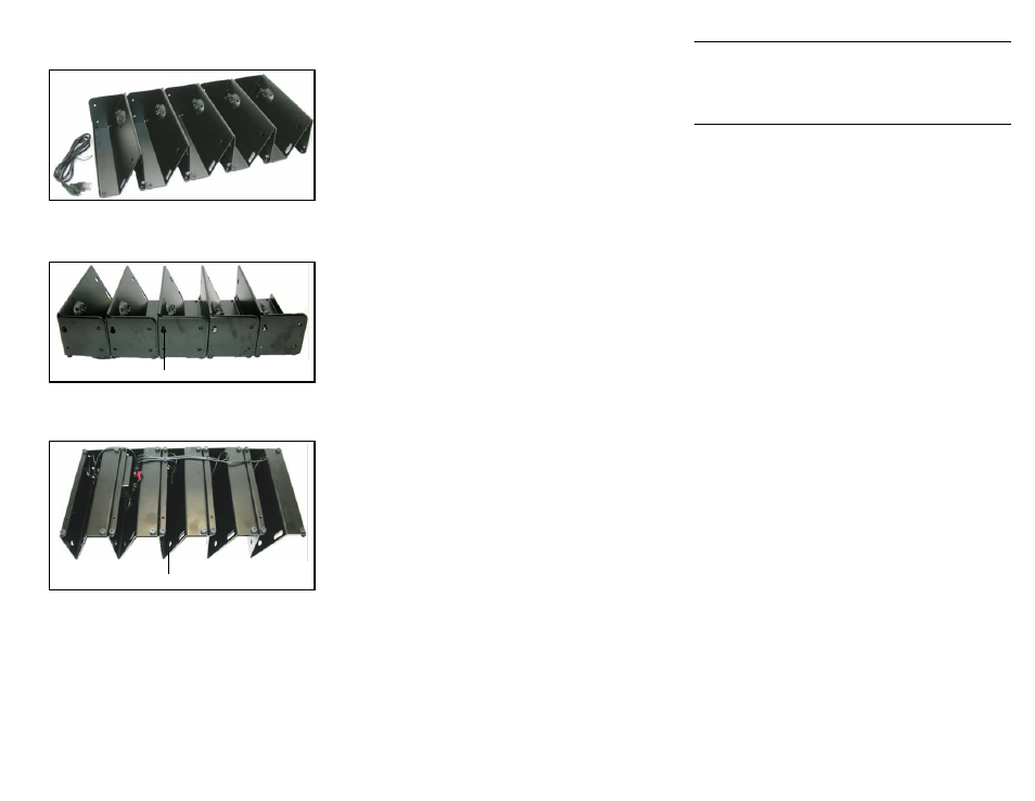Datamax-O'Neil PrintPAD MC70, CN3 5-Up Settlement Room Bracket User Manual | 2 pages