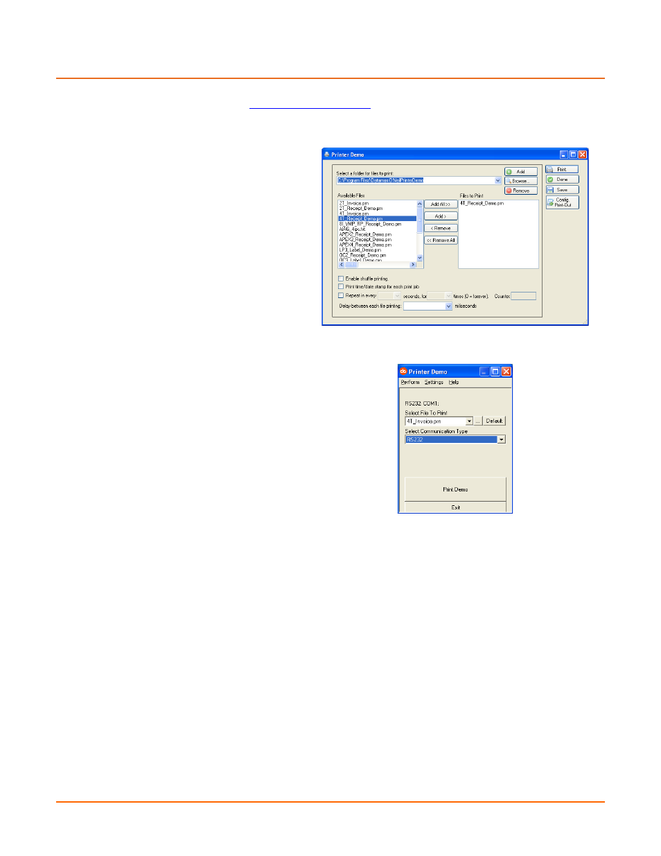 Printer demo | Datamax-O'Neil RL3_4 User Guide User Manual | Page 37 / 70