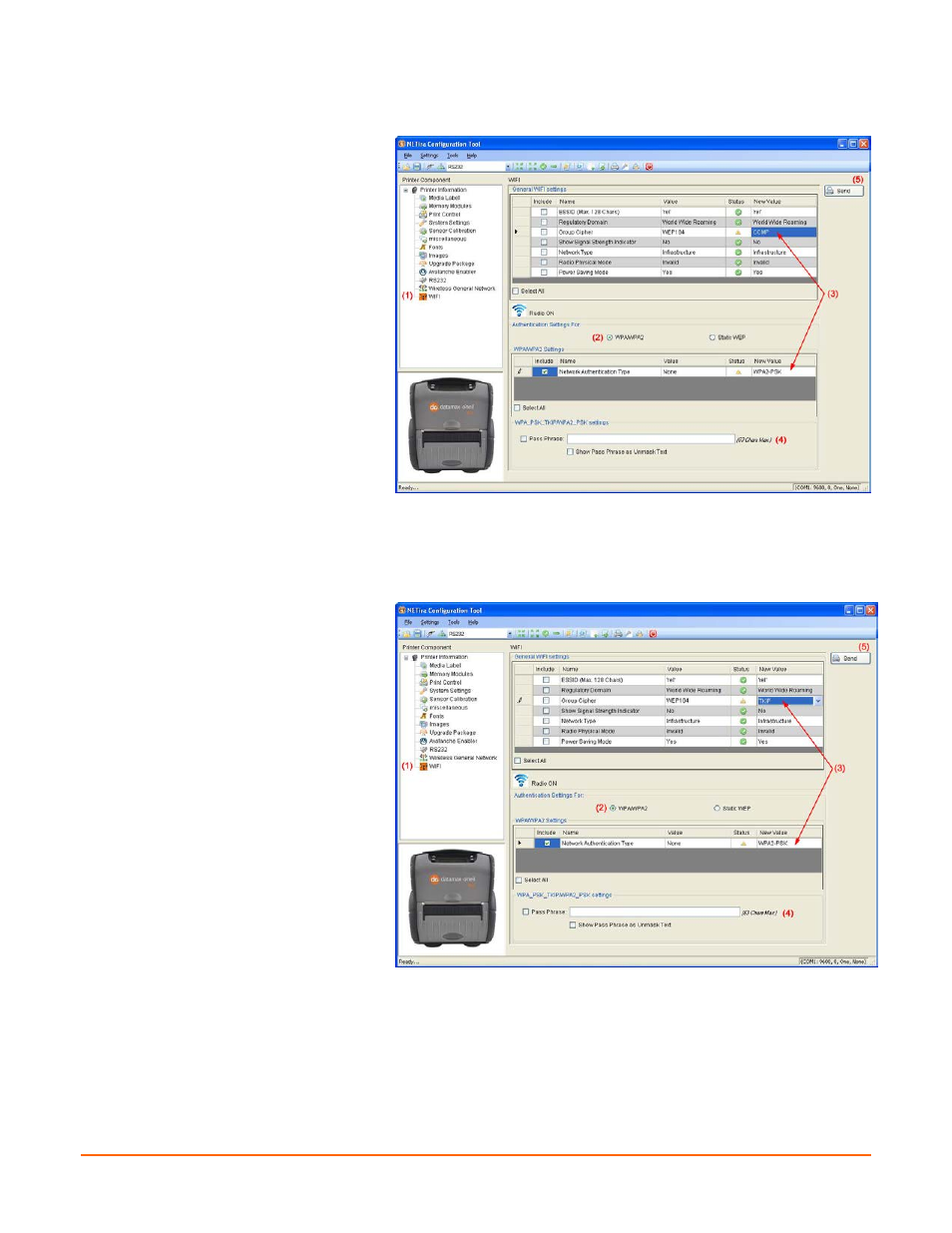 B.4.2, Wpa2-psk w/ccmp, B.4.3 | Wpa2-psk w/tkip | Datamax-O'Neil RL3_4 User Guide User Manual | Page 53 / 70