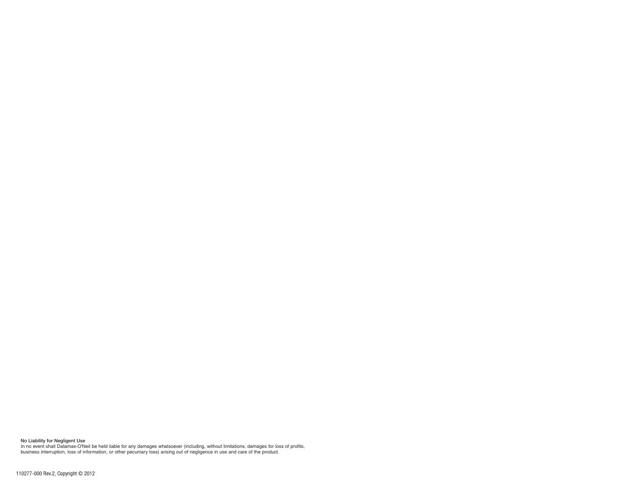 Datamax-O'Neil RL3_4 Multiple Unit Charging Adapter User Manual | Page 2 / 2