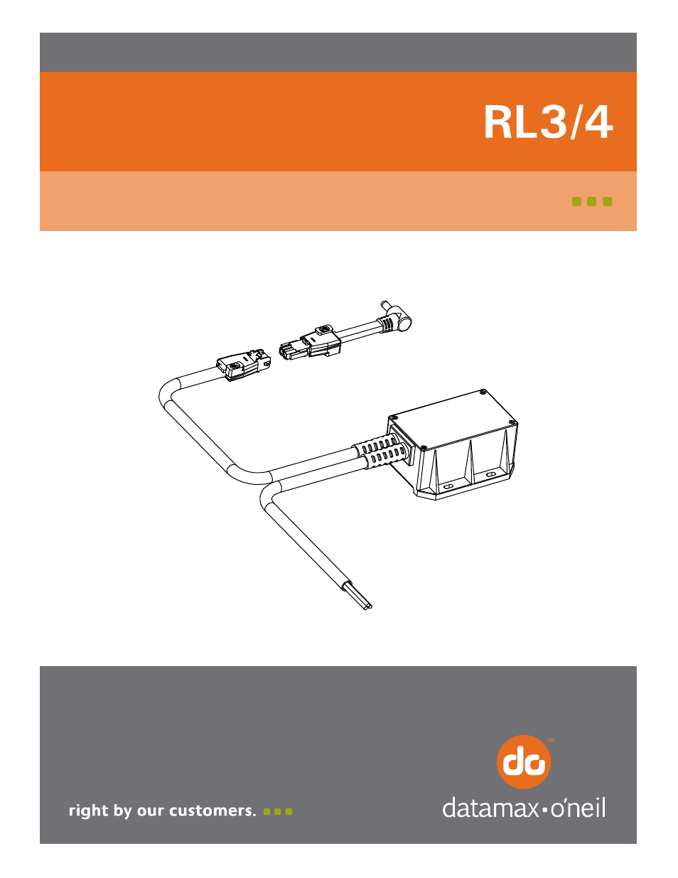 Datamax-O'Neil RL3_4 Power Converter User Manual | 4 pages