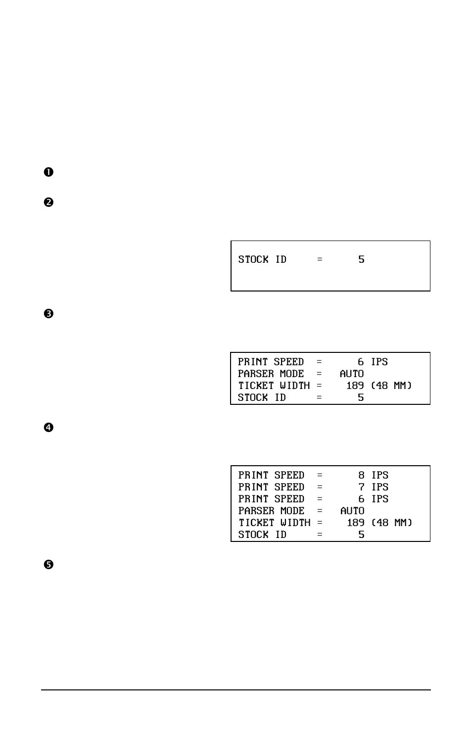 1 database modification example, The printer will print | Datamax-O'Neil S-Class User Guide User Manual | Page 47 / 92
