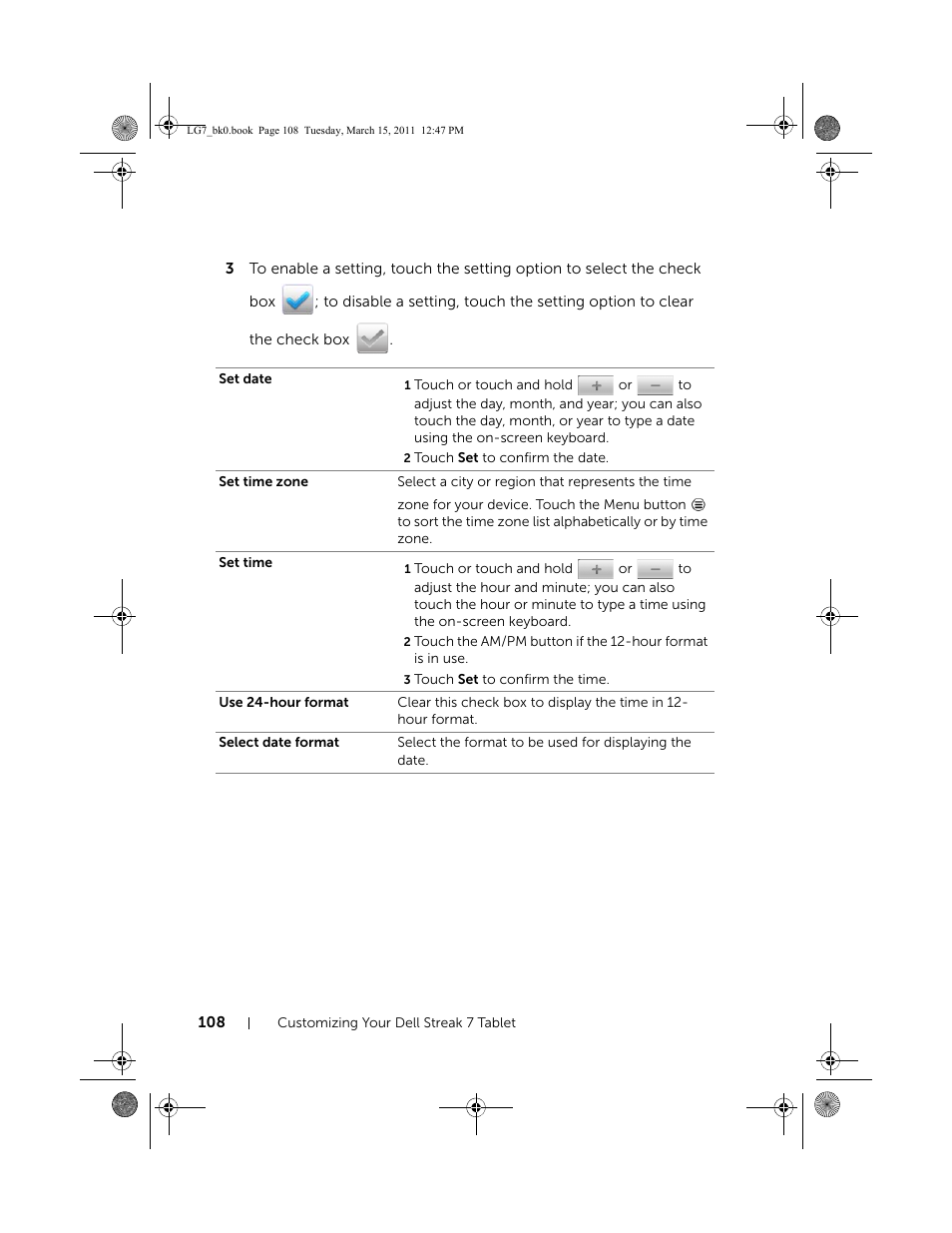 Dell STREAK 7 User Manual | Page 108 / 141
