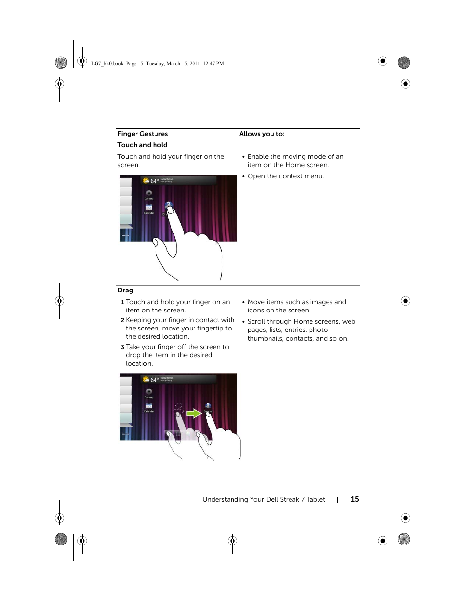 Dell STREAK 7 User Manual | Page 15 / 141