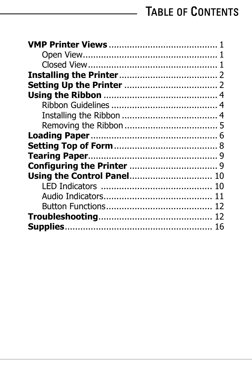 Datamax-O'Neil VMP SERIES User Guide User Manual | Page 3 / 20