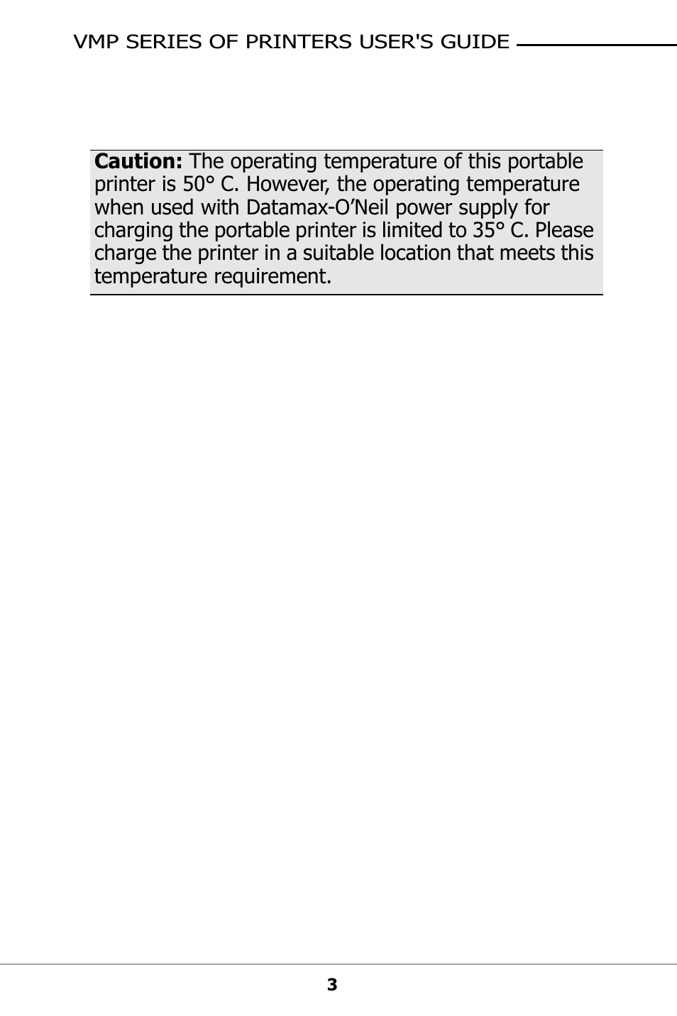 Datamax-O'Neil VMP SERIES User Guide User Manual | Page 6 / 20