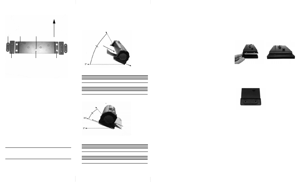 Datamax-O'Neil VMP SERIES Horizontal Mount Vibration Bracket User Manual | 2 pages