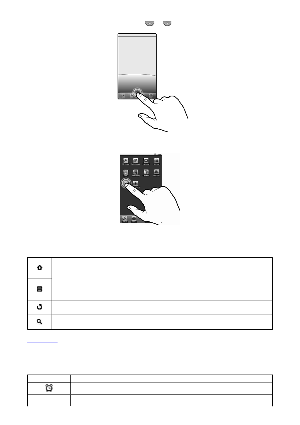 Function buttons, Icons on the status bar | CREATIVE ZiiO 7" User Manual | Page 7 / 15