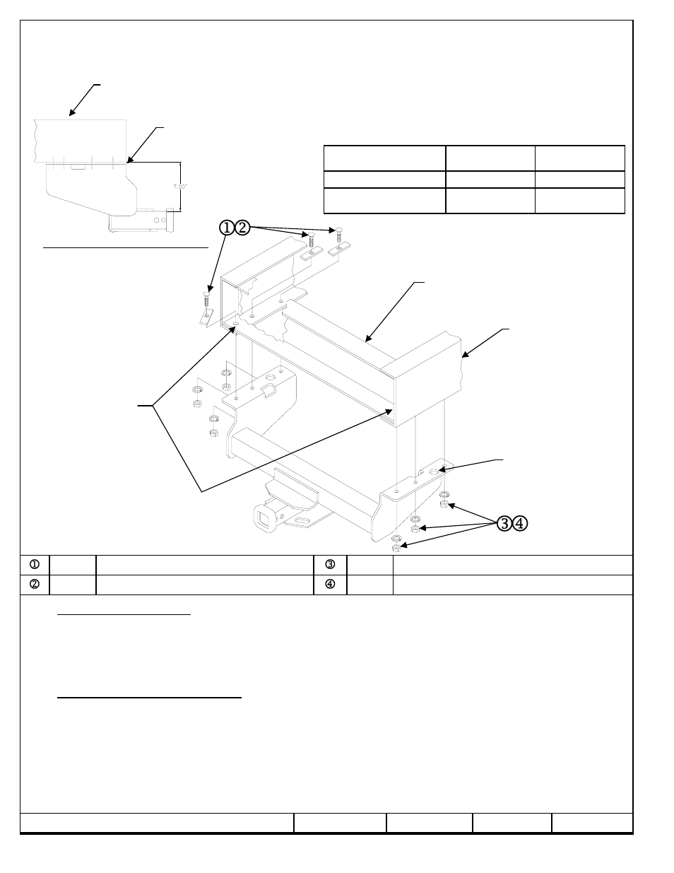 Draw-Tite 41936 ULTRA FRAME RECEIVER User Manual | 3 pages