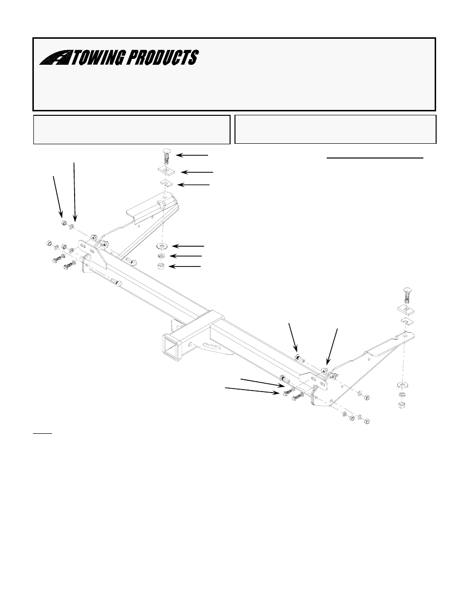 Draw-Tite 75146 MAX-FRAME RECEIVER User Manual | 2 pages