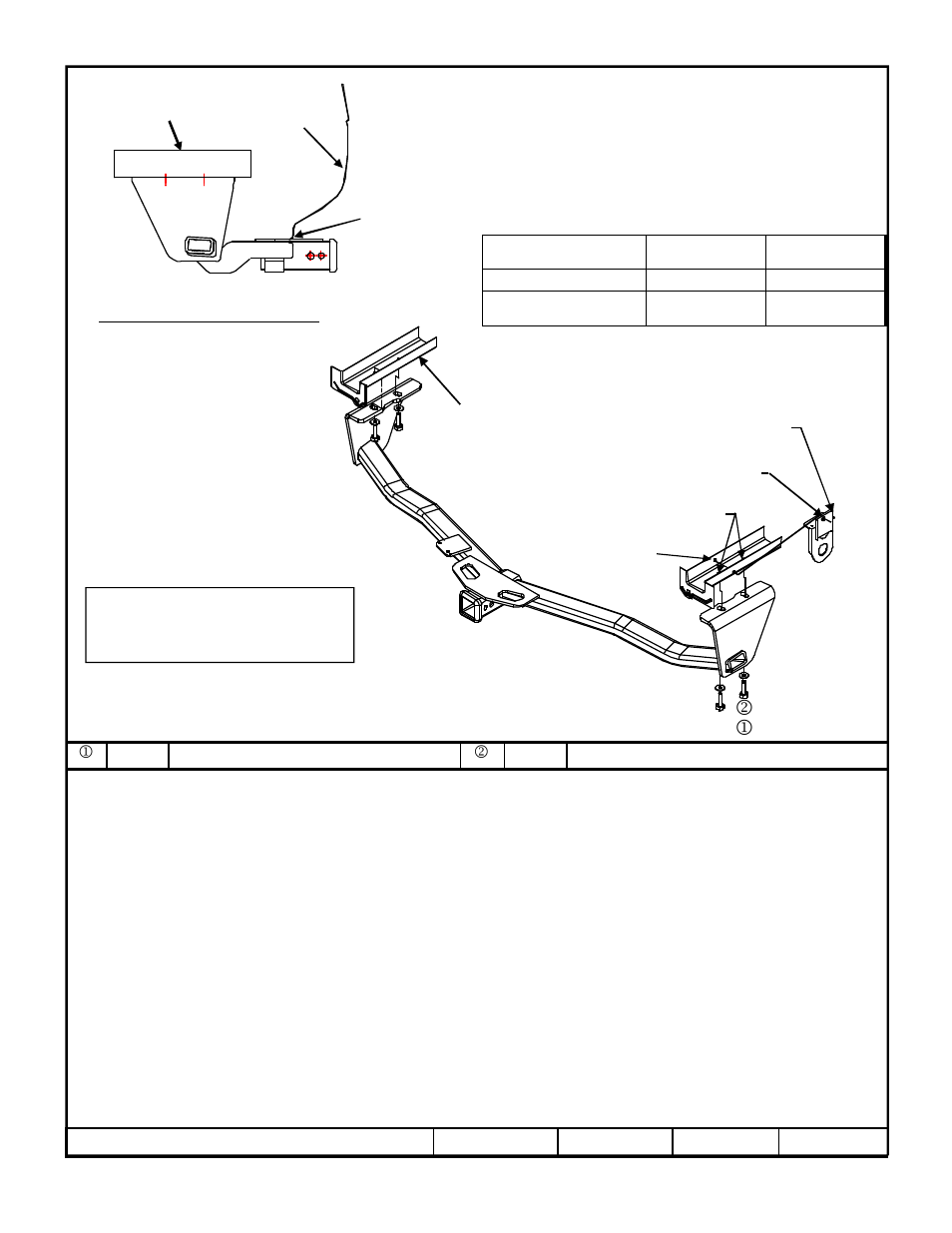 Draw-Tite 75532 MAX-FRAME RECEIVER User Manual | 3 pages