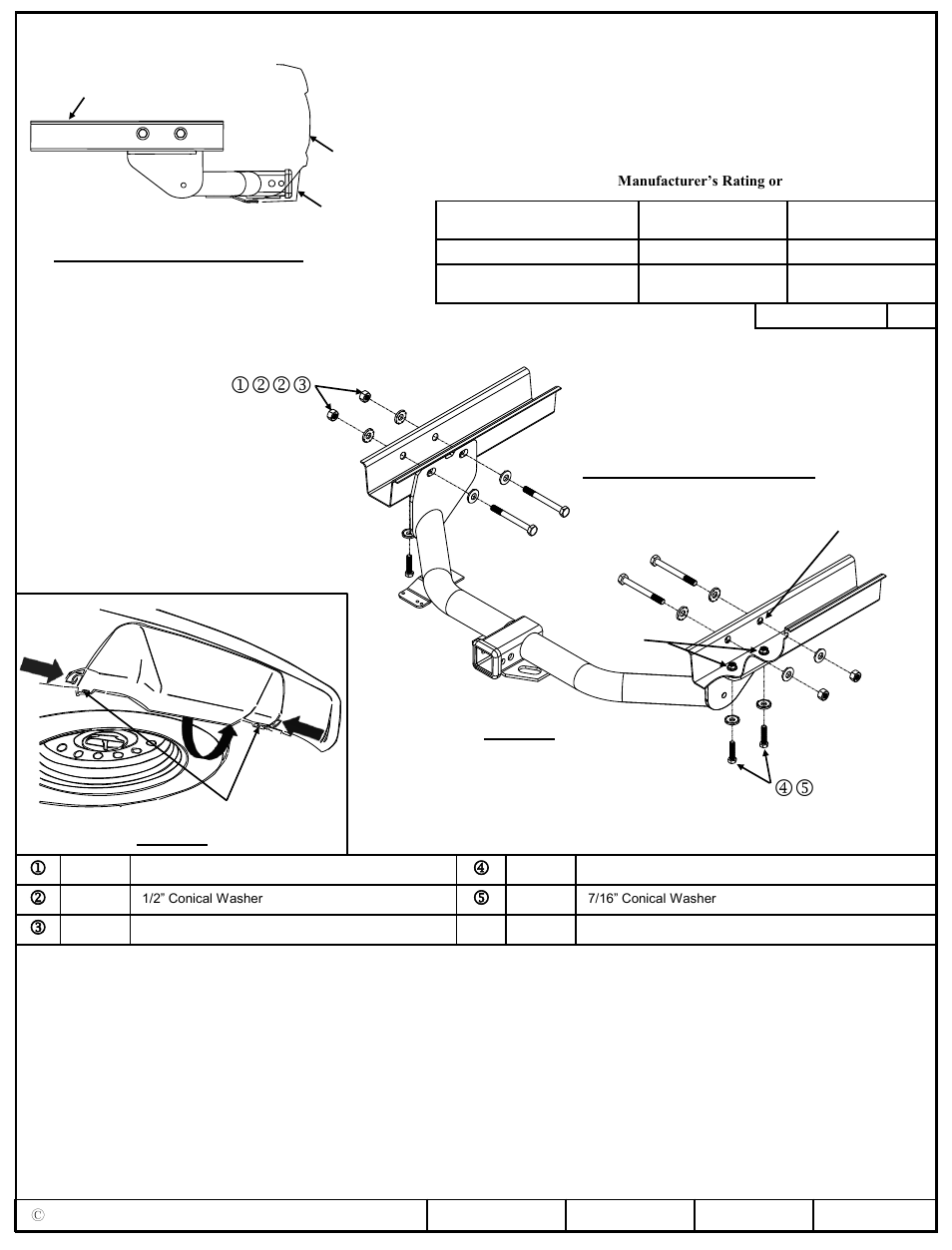 Draw-Tite 75776 MAX-FRAME RECEIVER User Manual | 3 pages