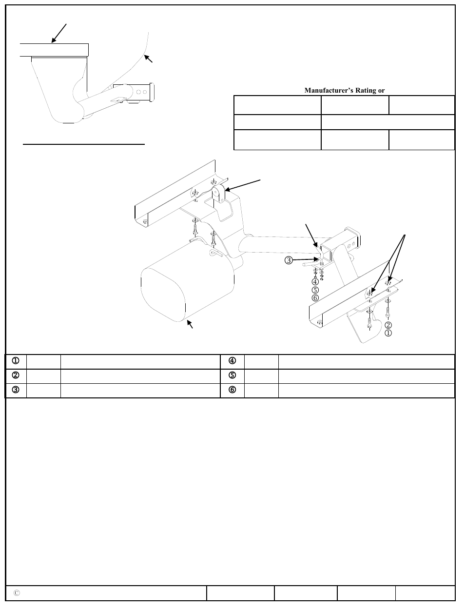 Draw-Tite 75547 MAX-FRAME RECEIVER User Manual | 3 pages