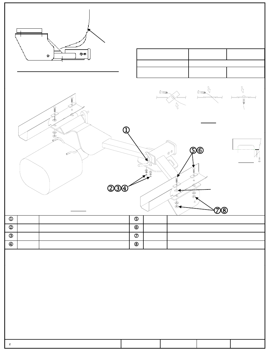 Instrucciones de instalación, Honda cr-v, Números de partes | Draw-Tite 75690 MAX-FRAME RECEIVER User Manual | Page 3 / 3