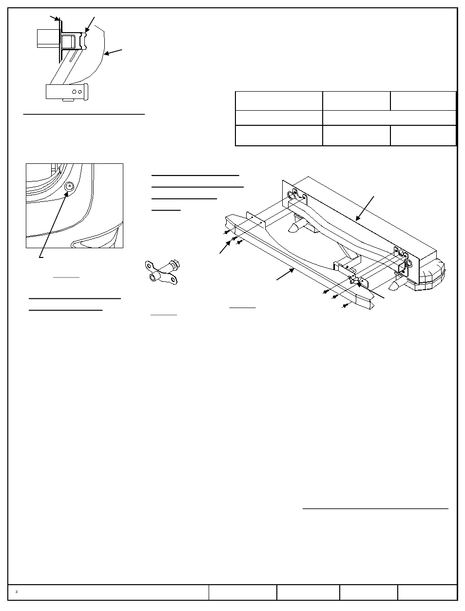 Draw-Tite 75645 MAX-FRAME RECEIVER User Manual | 6 pages