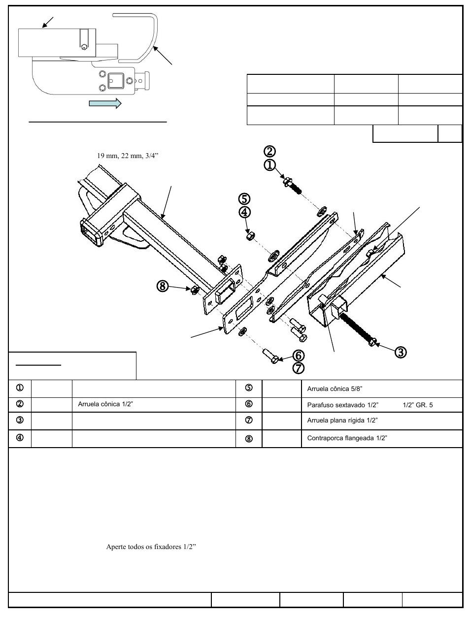 Draw-Tite 75808 MAX-FRAME RECEIVER User Manual | 3 pages