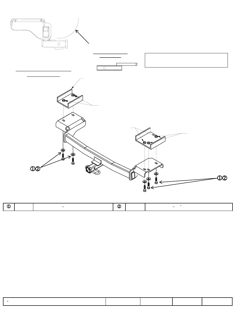 Instrucciones de instalación, Jk j k, Hyundai tucson kia sportage | Números de partes | Draw-Tite 36510 FRAME HITCH User Manual | Page 3 / 3