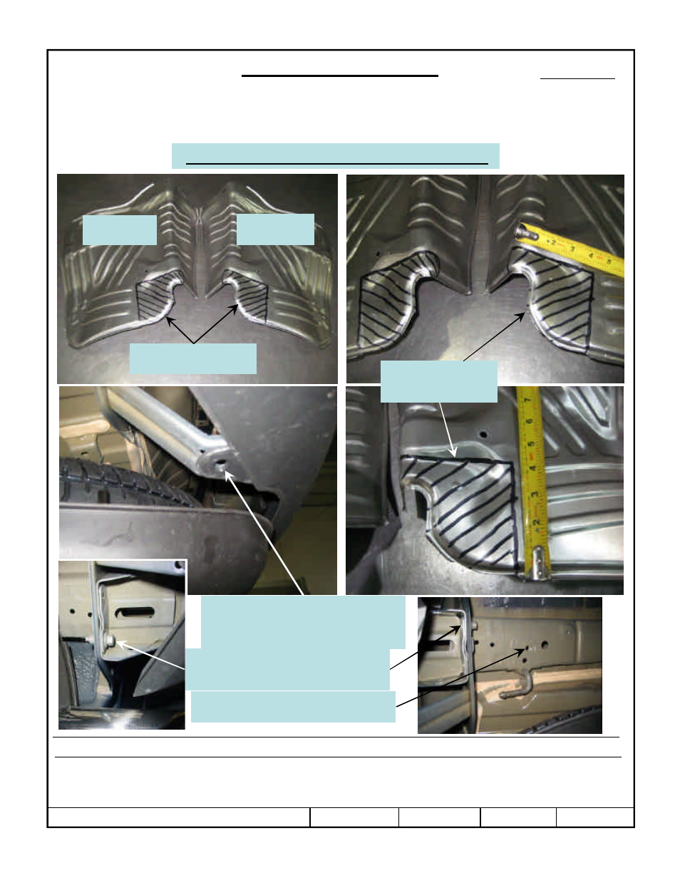 Installation instructions, Honda accord crosstour, Detail showing how to trim muffler heat shields | Part numbers | Draw-Tite 24852 SPORTFRAME HITCH User Manual | Page 2 / 6