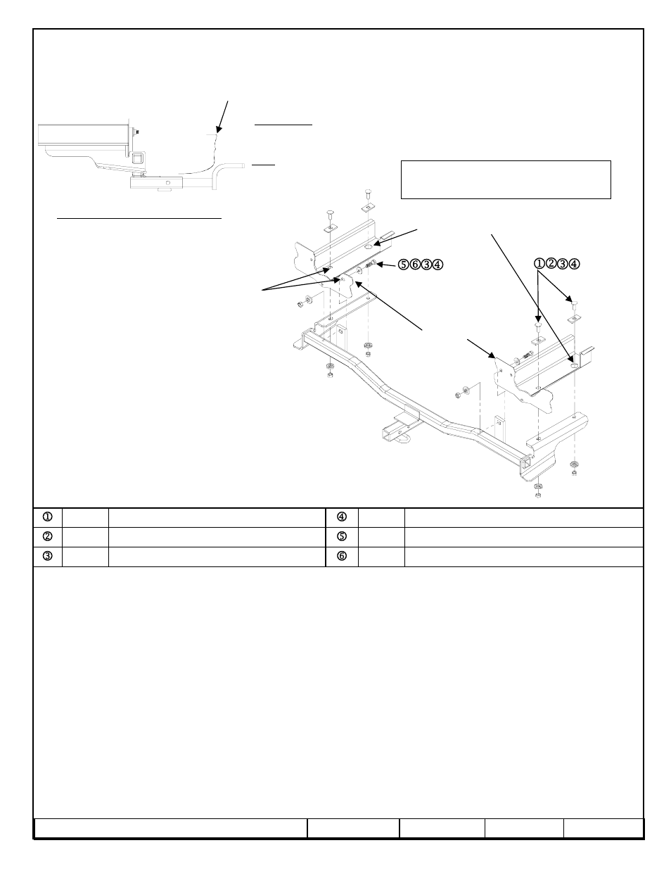 Draw-Tite 24832 SPORTFRAME HITCH User Manual | 3 pages