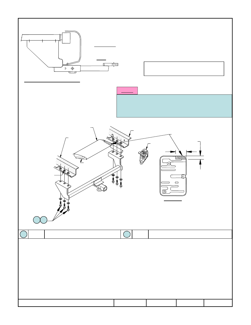 Draw-Tite 24732 SPORTFRAME HITCH User Manual | 3 pages