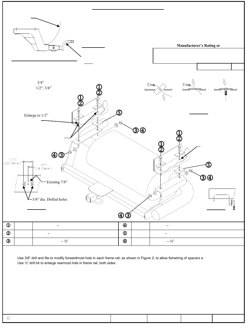 Draw-Tite 24886 SPORTFRAME HITCH User Manual | 3 pages