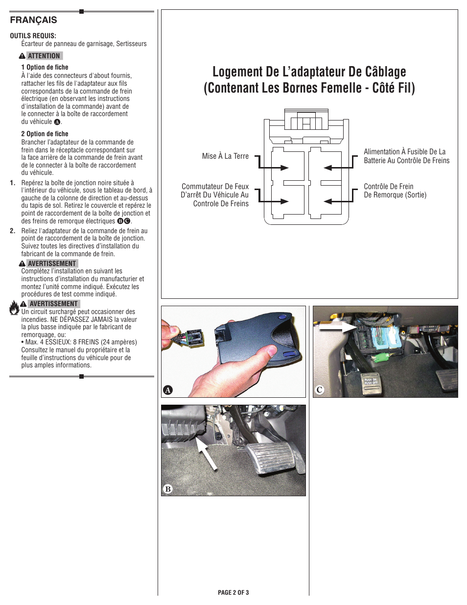 De f | Draw-Tite 20275 WIRING ADAPTER User Manual | Page 2 / 3