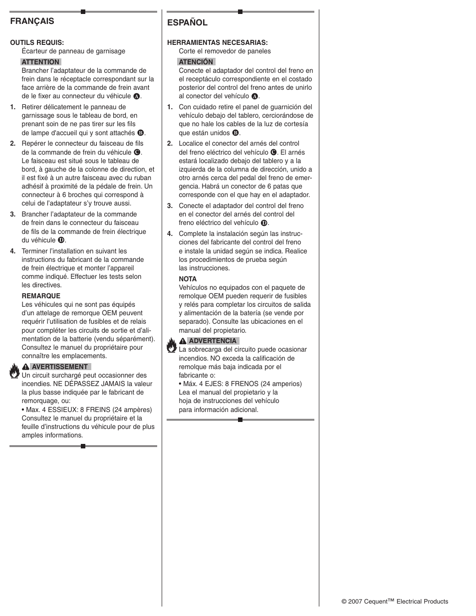 Draw-Tite 22289 PROPORTIONAL WIRING ADAPTER User Manual | Page 2 / 2