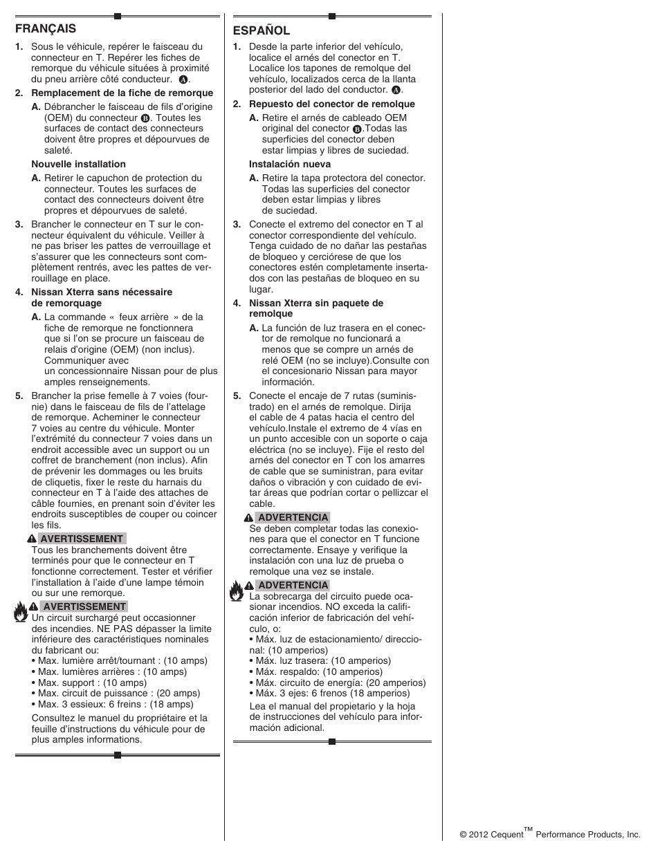 Draw-Tite 118267 OEM WIRING HARNESS User Manual | Page 2 / 2