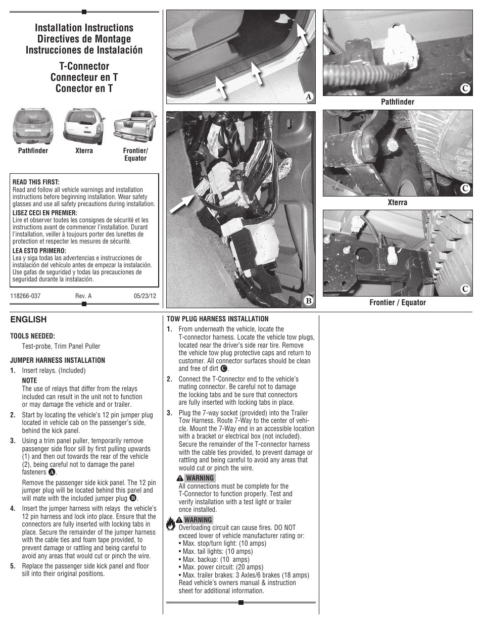 Draw-Tite 118266 OEM WIRING HARNESS User Manual | 2 pages