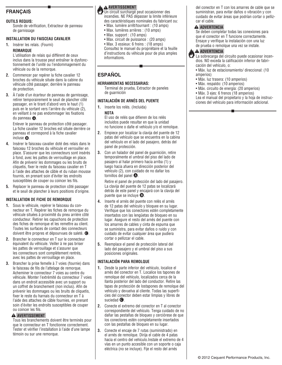Draw-Tite 118266 OEM WIRING HARNESS User Manual | Page 2 / 2