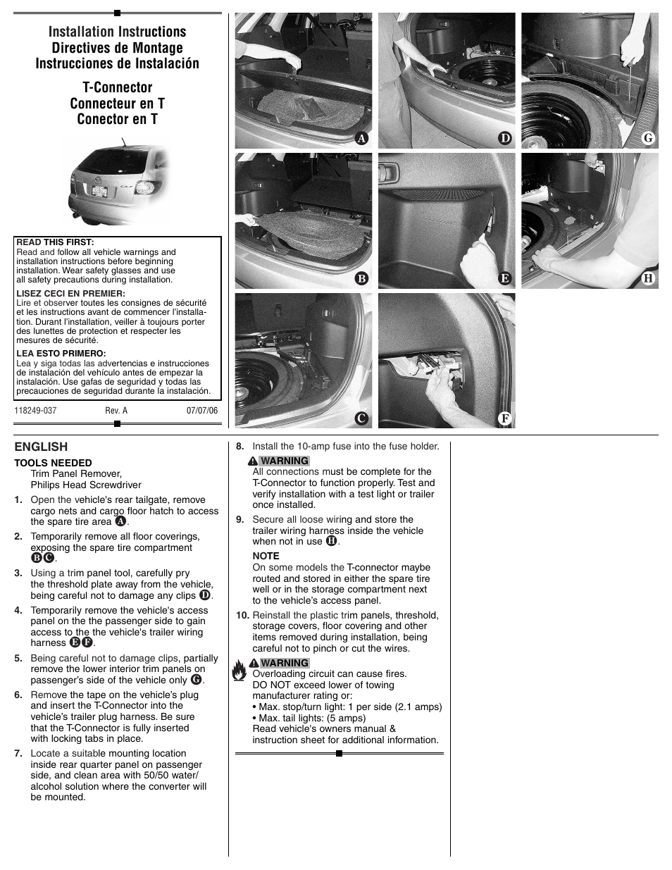 Draw-Tite 118249 OEM WIRING HARNESS User Manual | 2 pages