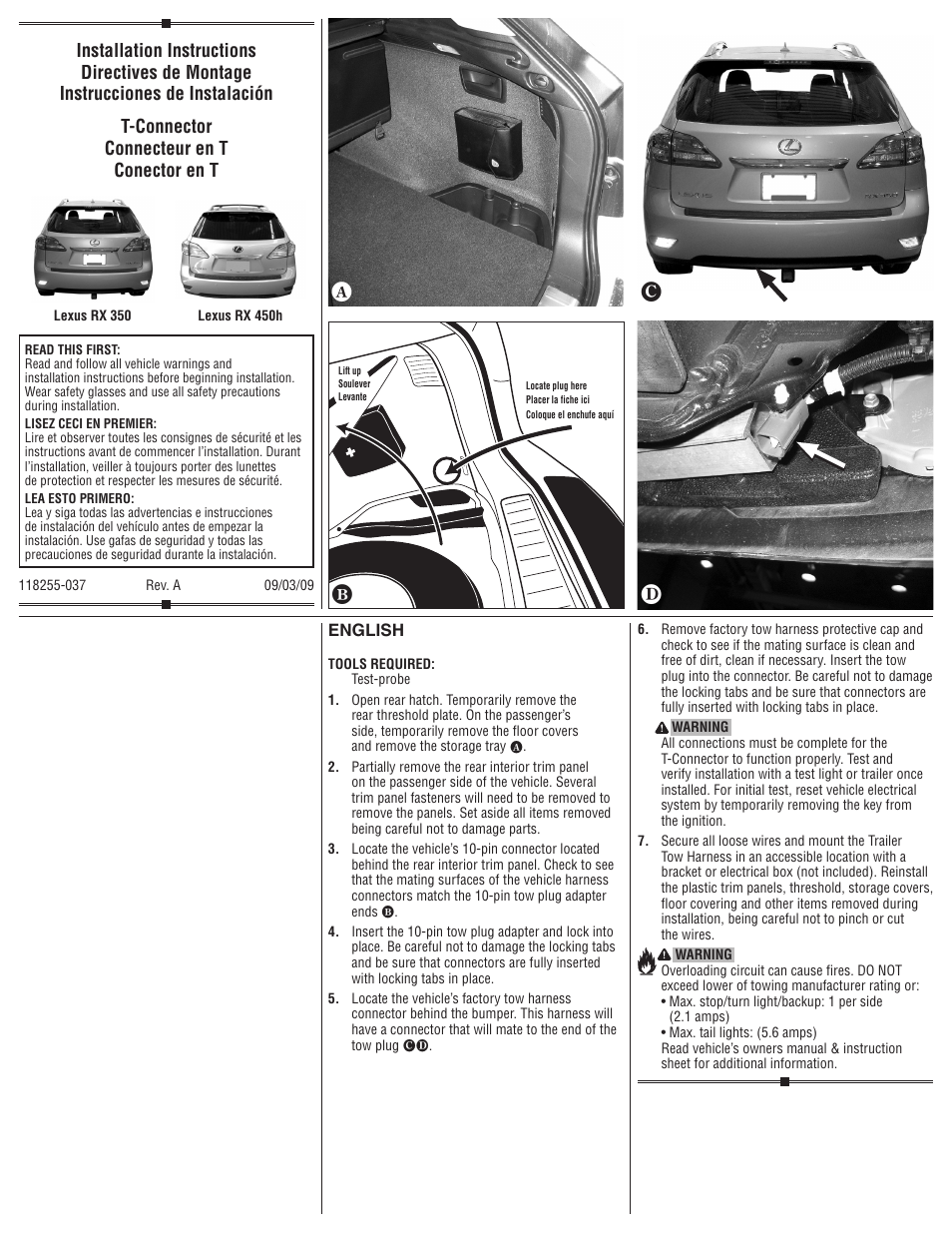 Draw-Tite 118255 OEM WIRING HARNESS User Manual | 2 pages