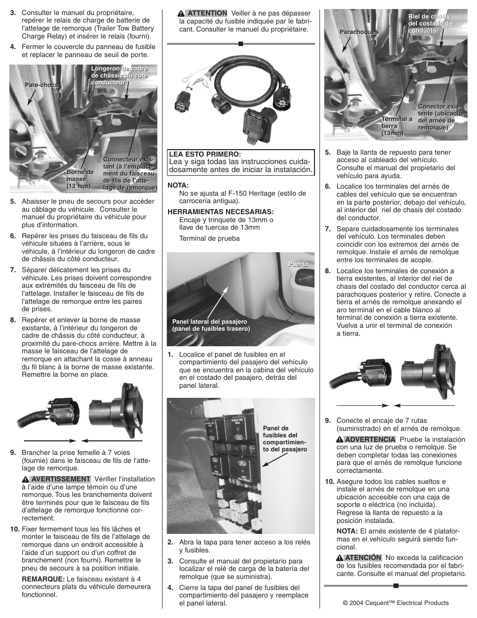 Draw-Tite 118247 OEM WIRING HARNESS User Manual | Page 2 / 2