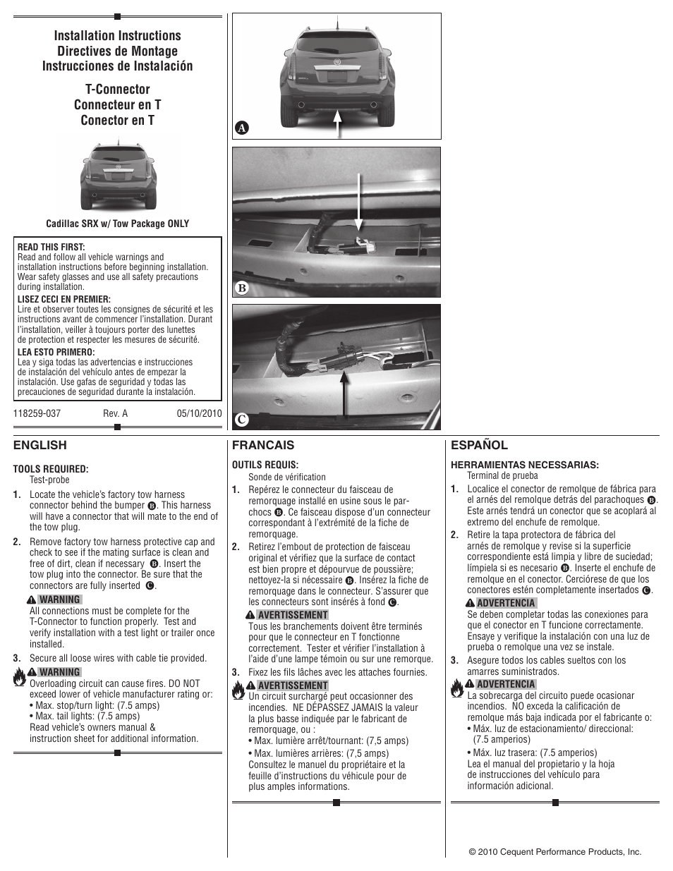 Draw-Tite 118259 OEM WIRING HARNESS User Manual | 1 page