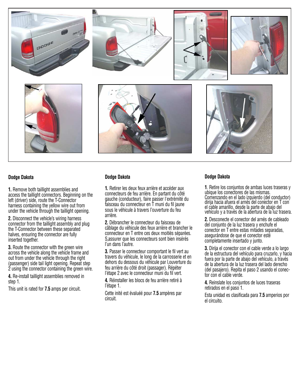 Draw-Tite 118323 T-ONE CONNECTOR User Manual | Page 2 / 2