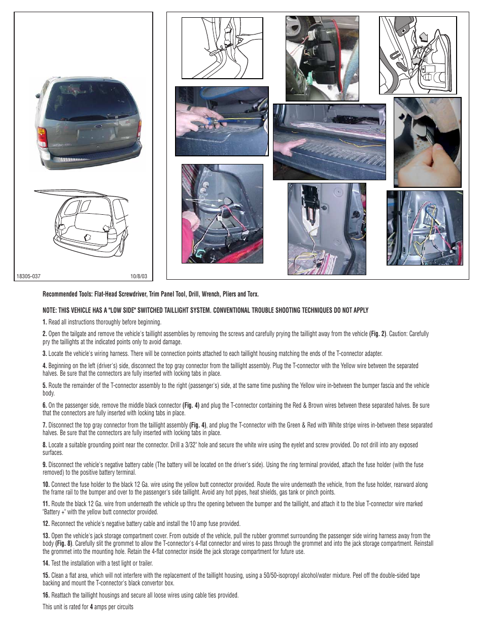 Draw-Tite 118305 T-ONE CONNECTOR User Manual | 2 pages