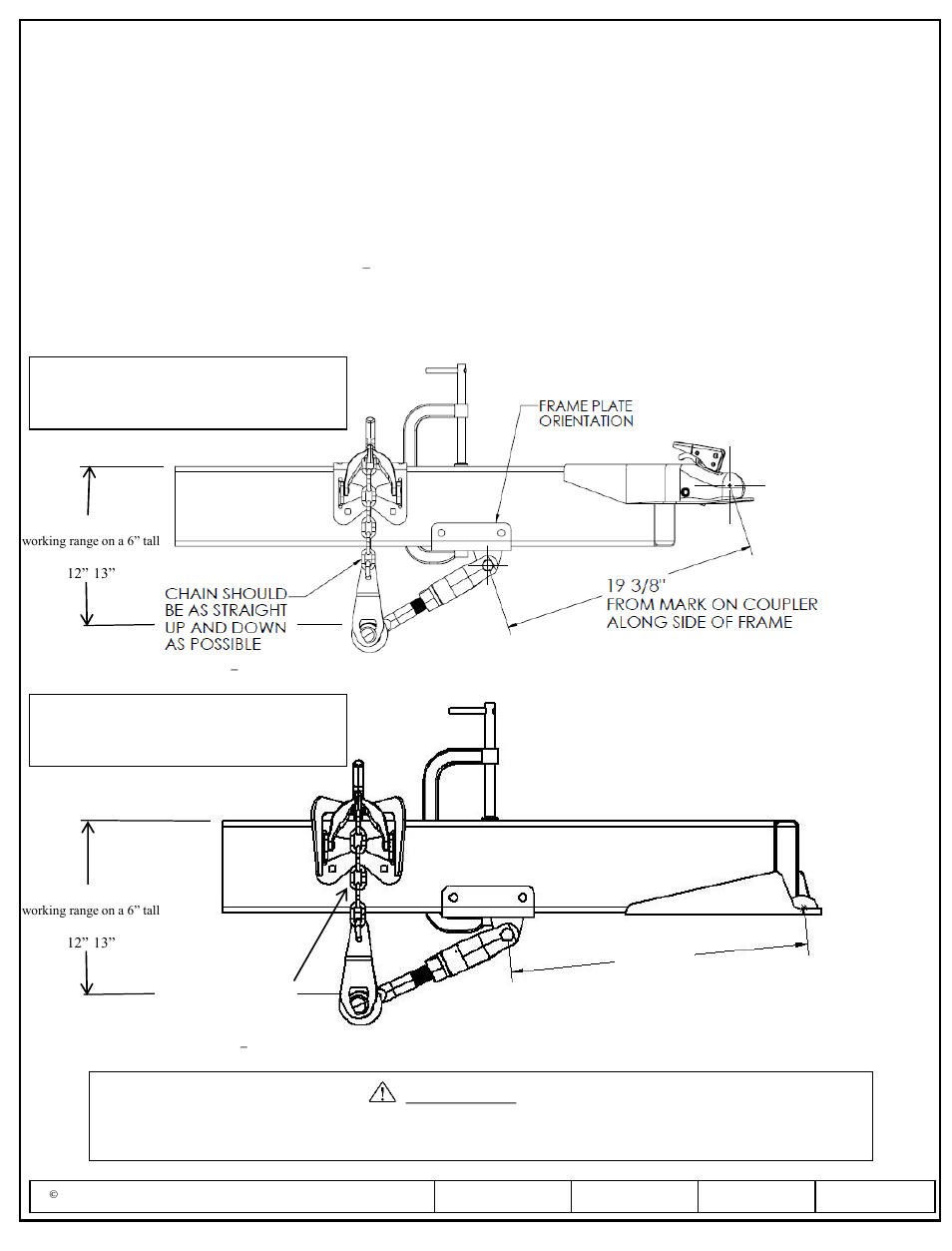 Installation instructions, Caution, Dual cam hp high-performance sway control | Draw-Tite 26102 DUAL CAM HP User Manual | Page 3 / 30