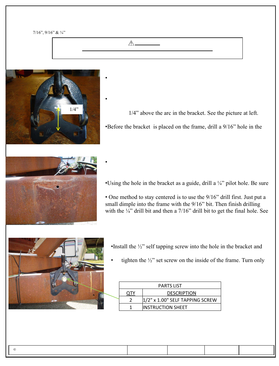Installation instructions snap up bracket | Draw-Tite 26102 DUAL CAM HP User Manual | Page 9 / 30