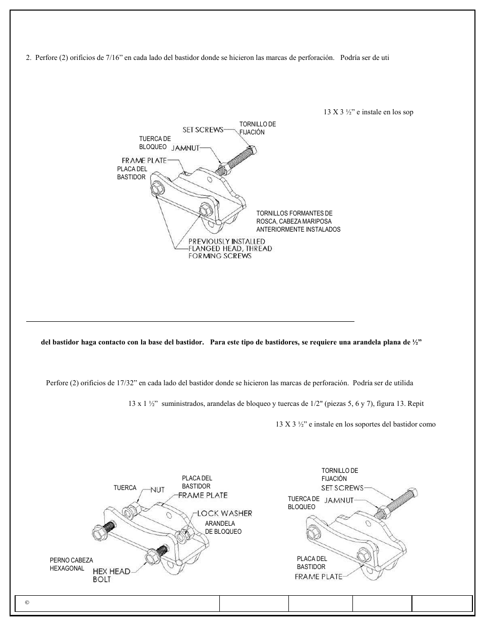 Instrucciones de instalación | Draw-Tite 26015 DUAL CAM HP User Manual | Page 23 / 25