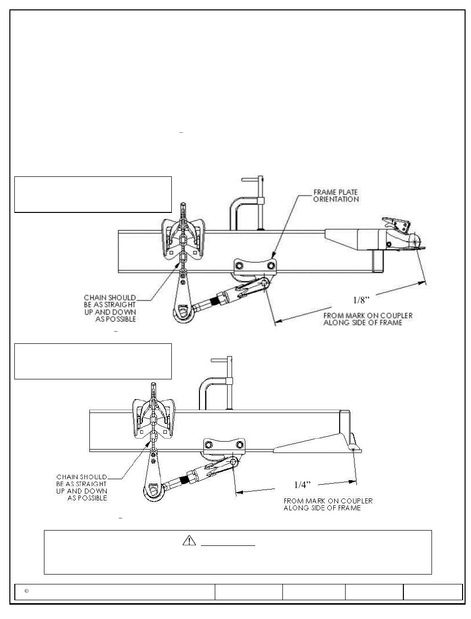 Installation instructions, Caution, Dual cam hp high-performance sway control | Draw-Tite 26015 DUAL CAM HP User Manual | Page 3 / 25