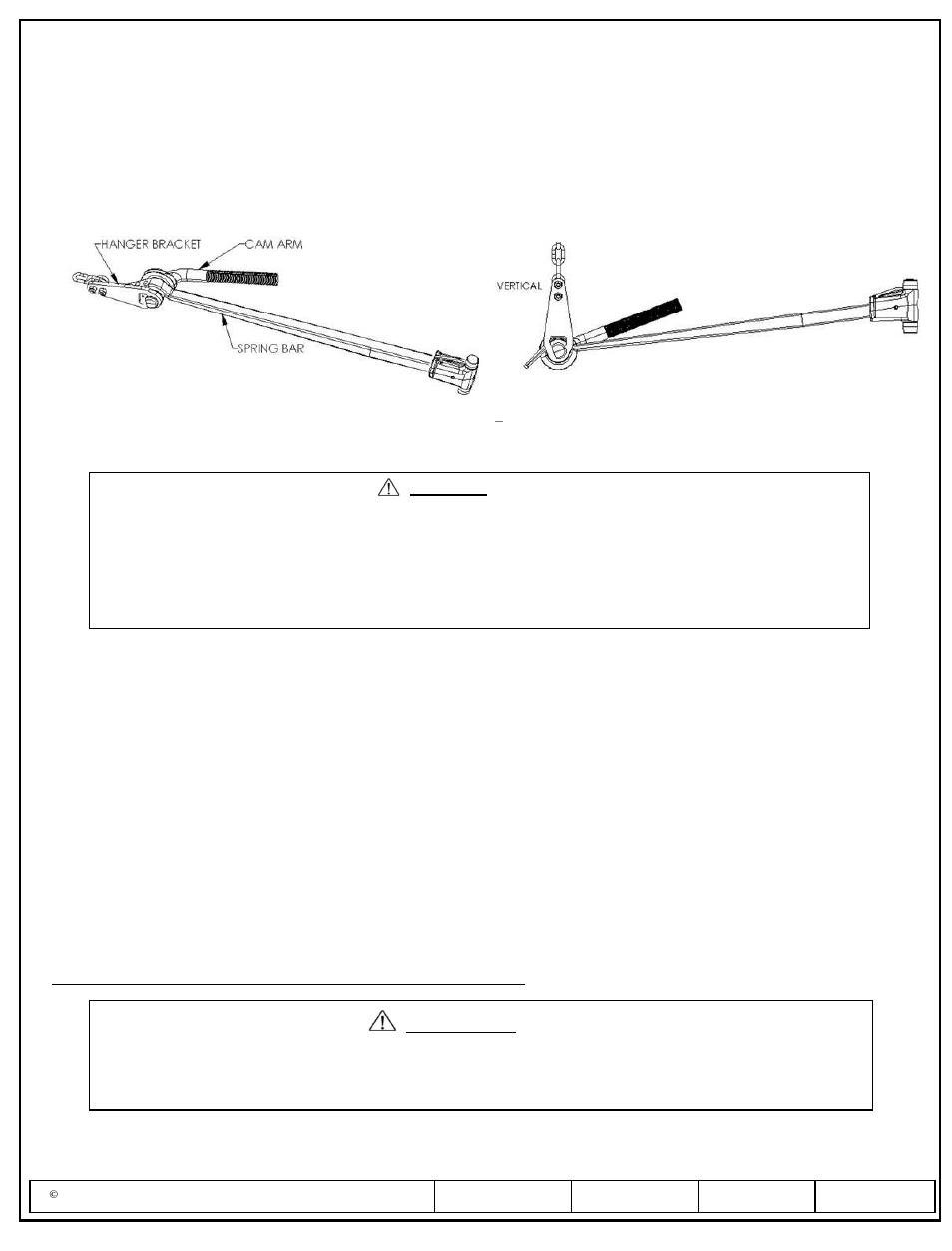 Installation instructions, Dual cam hp high-performance sway control, Caution | Draw-Tite 26015 DUAL CAM HP User Manual | Page 6 / 25