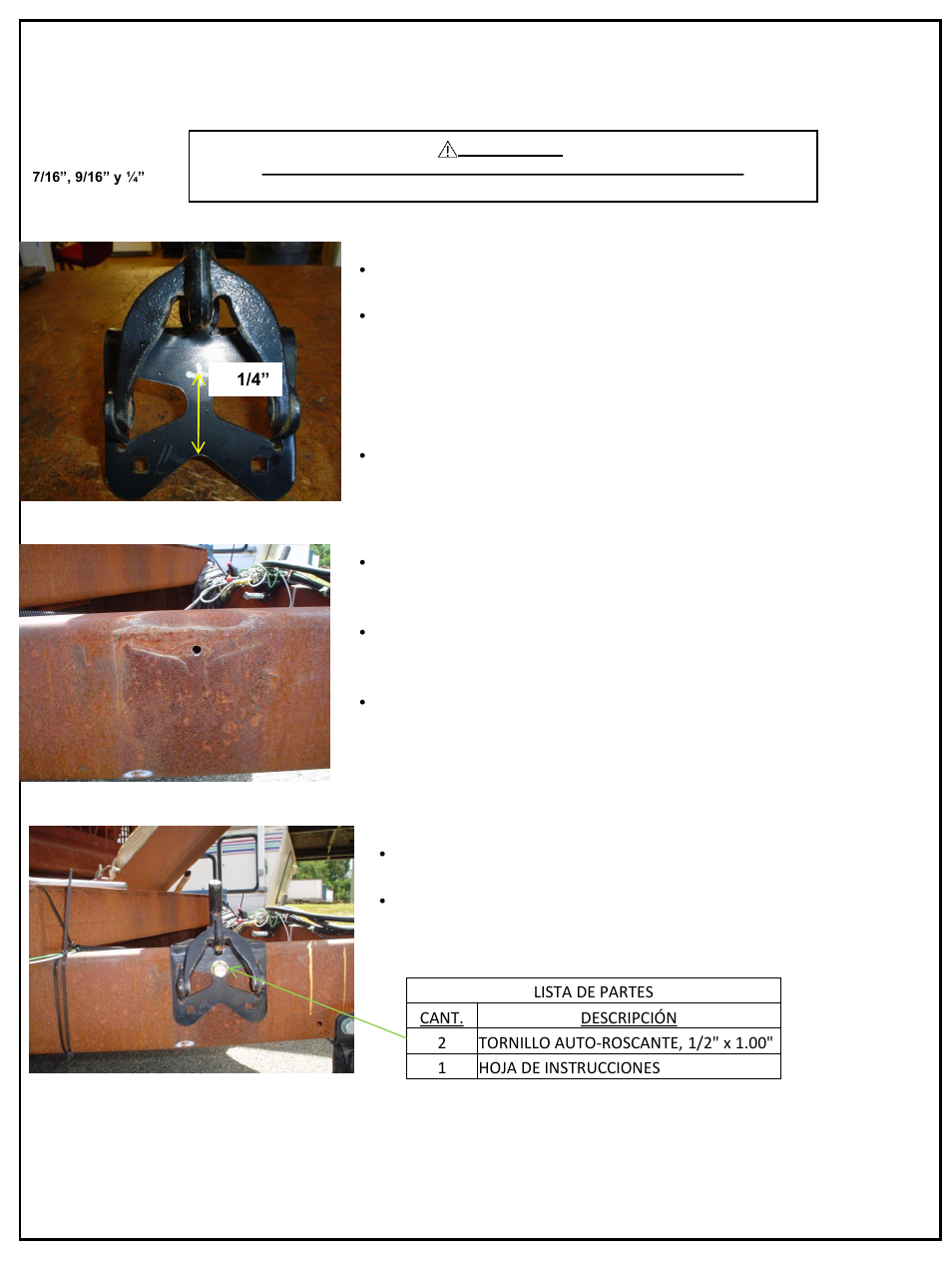 Draw-Tite 66006 HD TRUNNION BAR WT.-DIST. User Manual | Page 17 / 18