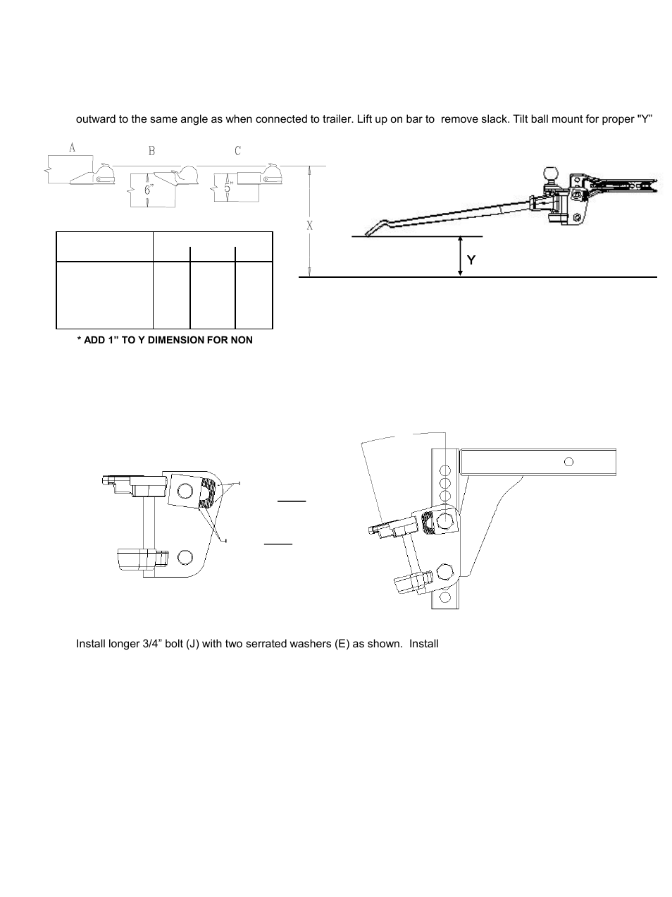 Draw-Tite 66006 HD TRUNNION BAR WT.-DIST. User Manual | Page 2 / 18