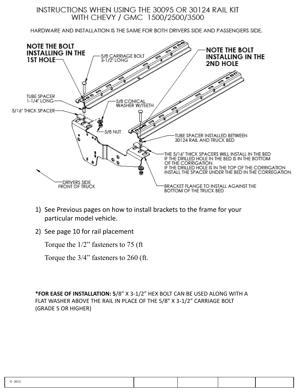 Draw-Tite 50064 CUSTOM QUICK INSTALL BRACKETS User Manual | Page 11 / 33