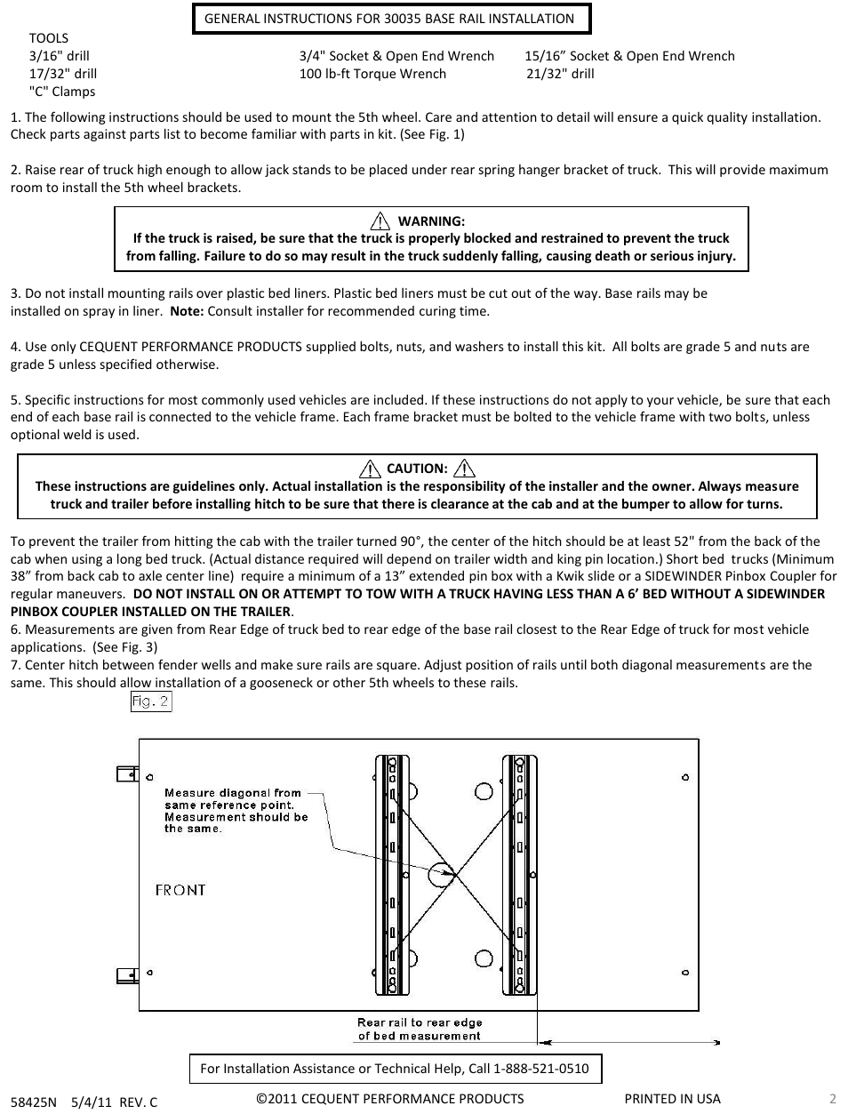 Draw-Tite 58425 ADAPTER KIT User Manual | Page 2 / 5