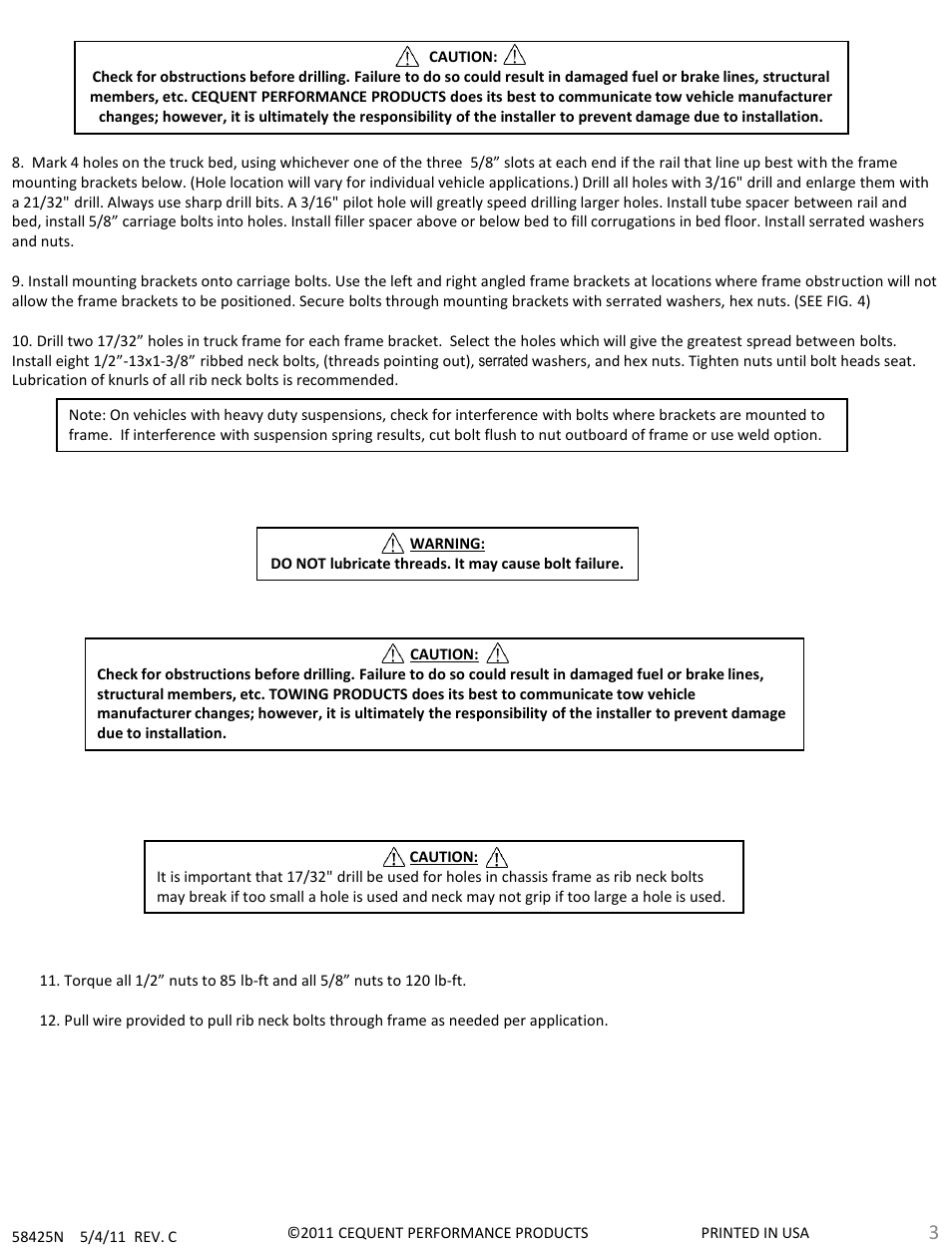 Draw-Tite 58425 ADAPTER KIT User Manual | Page 3 / 5