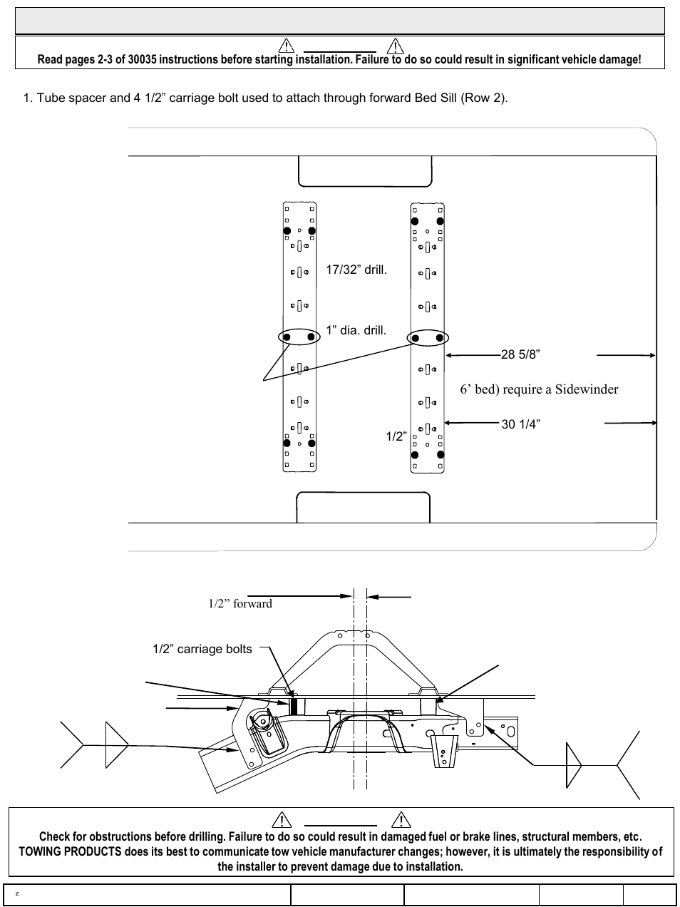 Draw-Tite 58386 ADAPTER KIT User Manual | 1 page