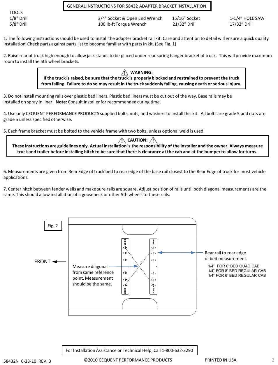 Draw-Tite 58432 ADAPTER KIT User Manual | Page 2 / 4