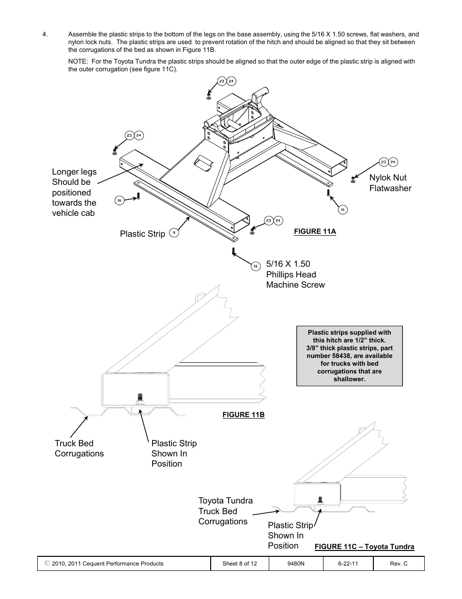 Draw-Tite 9480 HIDE-A-GOOSE FIFTH WHEEL ADAPTER User Manual | Page 8 / 12