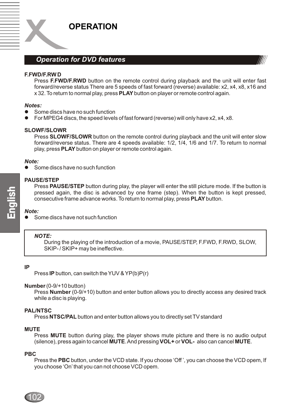 Operation | Xoro HSD 4000 User Manual | Page 102 / 124